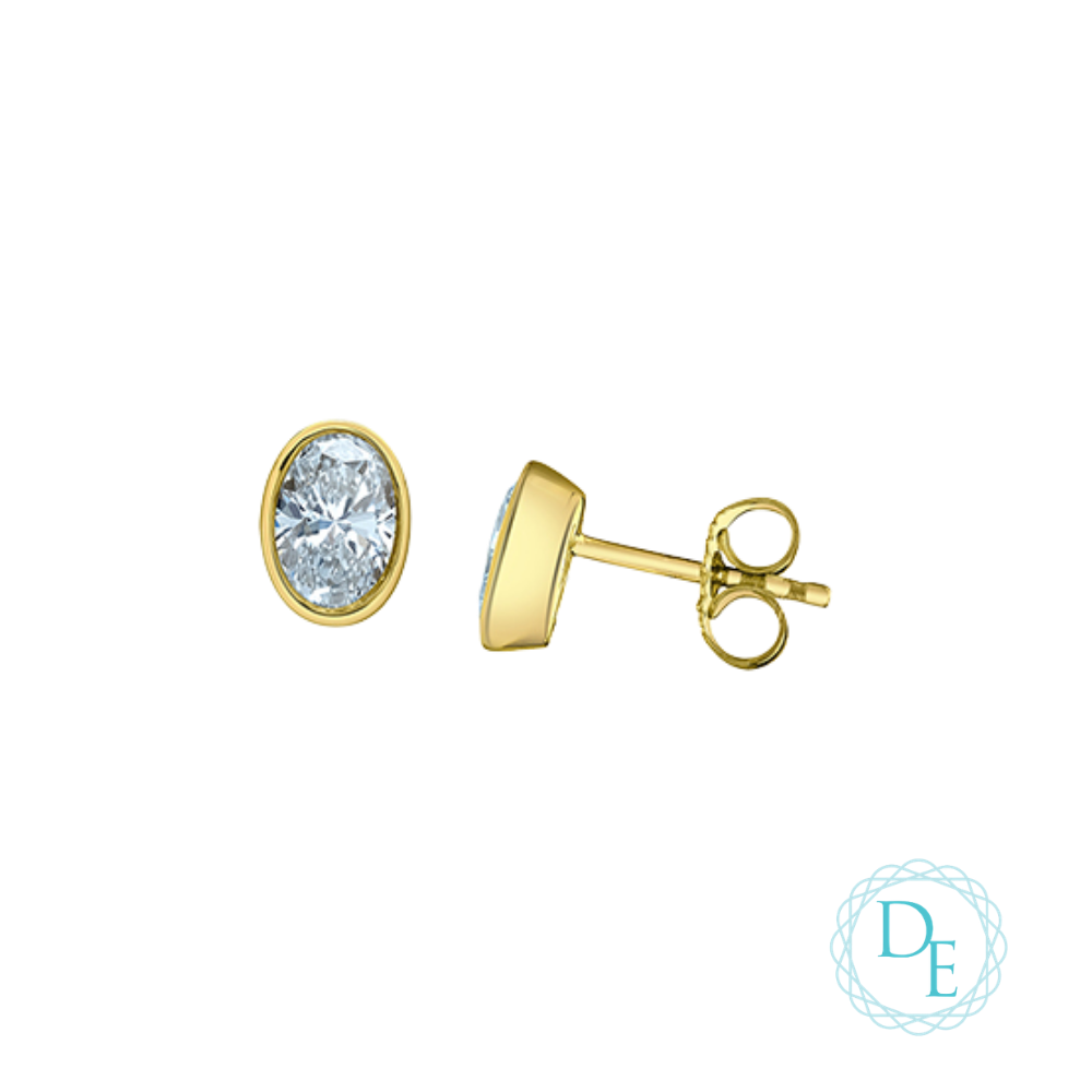 BOUCLES D'OREILLES OR JAUNE 14K