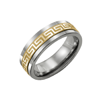 『TEN $RING 金銀 19』 One-piece Lifestyle ring core – 8 mm stainless steel | Sizes 9–14