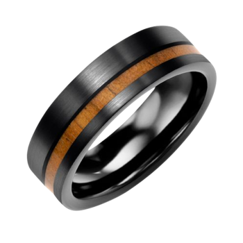 CERAMIC RING FOR MEN 8MM | Bijouteries Lavigueur