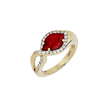 BAGUE OR JAUNE 14K