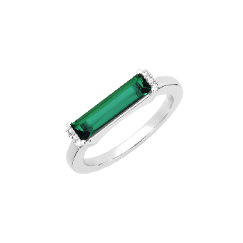 BAGUE OR BLANC 14K