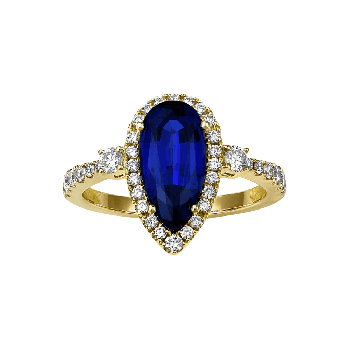 BAGUE OR JAUNE 14K