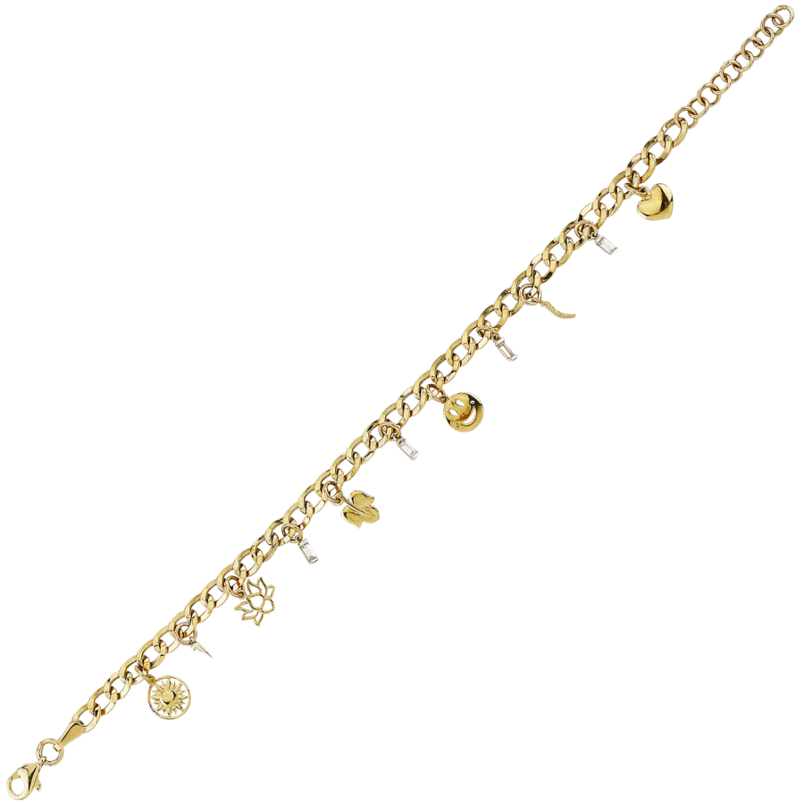 Bijouteries Lavigueur | 10K 2 TONE GOLD BRACELET - 7.25''