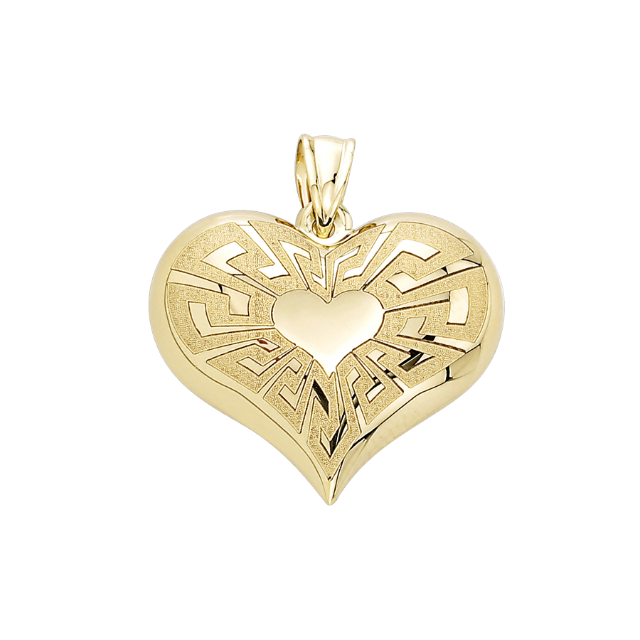 PENDENTIF EN OR POUR FEMME | Coeur | Bijouteries Lavigueur