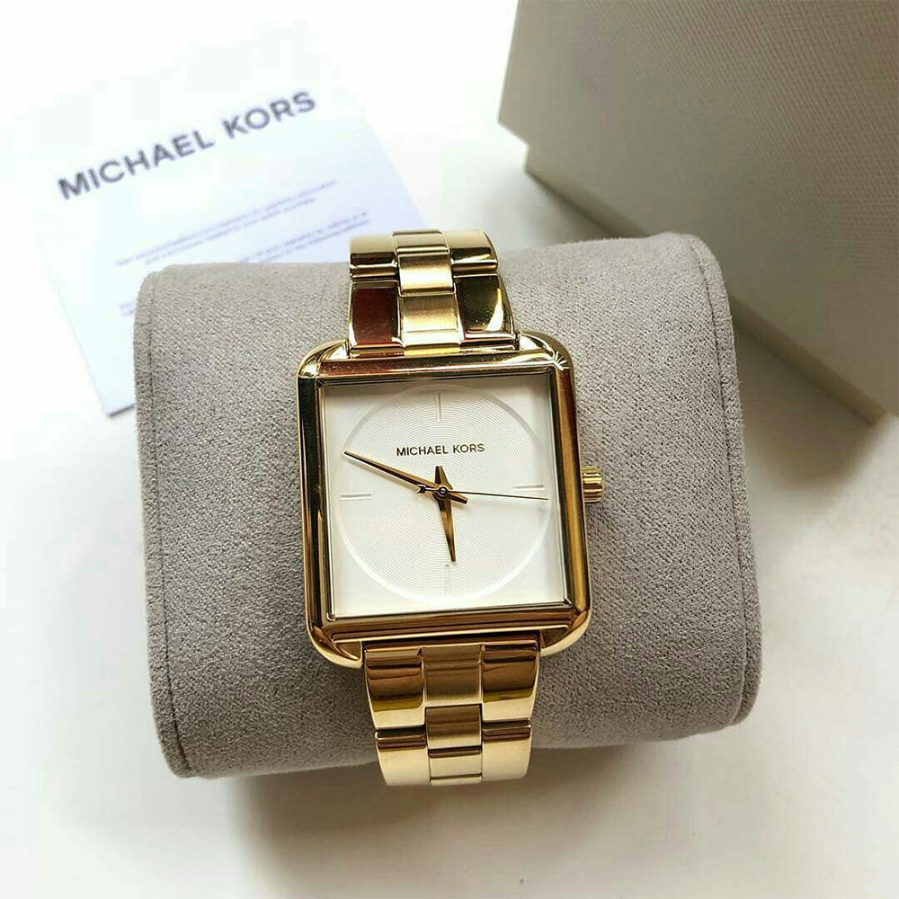 michael kors lake gold tone watch