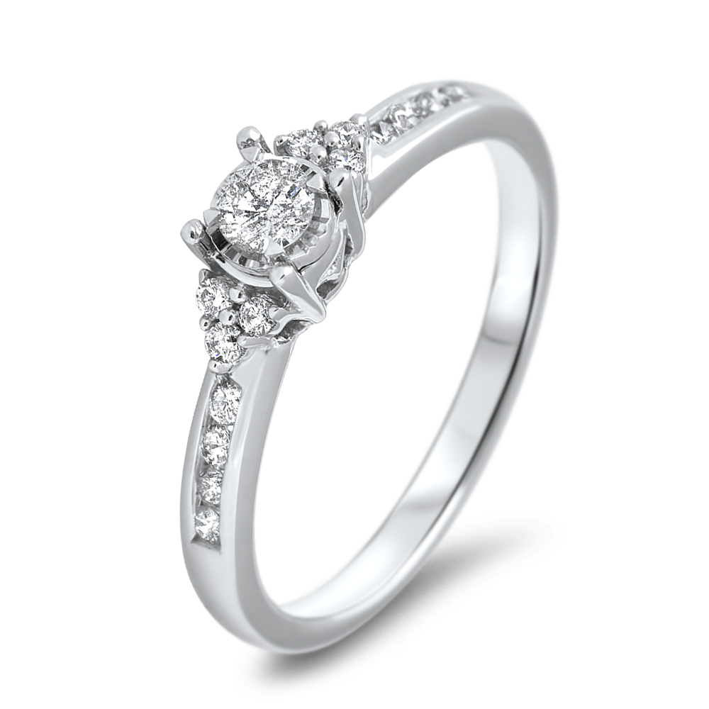  BAGUE  EN OR 10K AVEC DIAMANTS Mariage  Bijouteries 