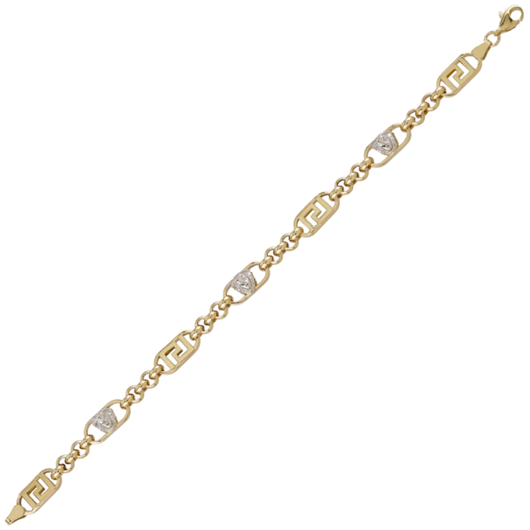 BRACELET EN OR 10K– 7.50’’