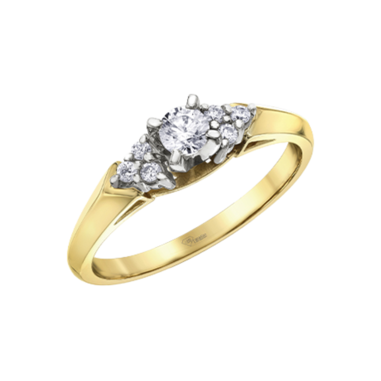 Vigueur 14K Rose Gold Tension-Set .30CT Canadian Diamond Solitaire Engagement  Ring - Bijouterie Lang