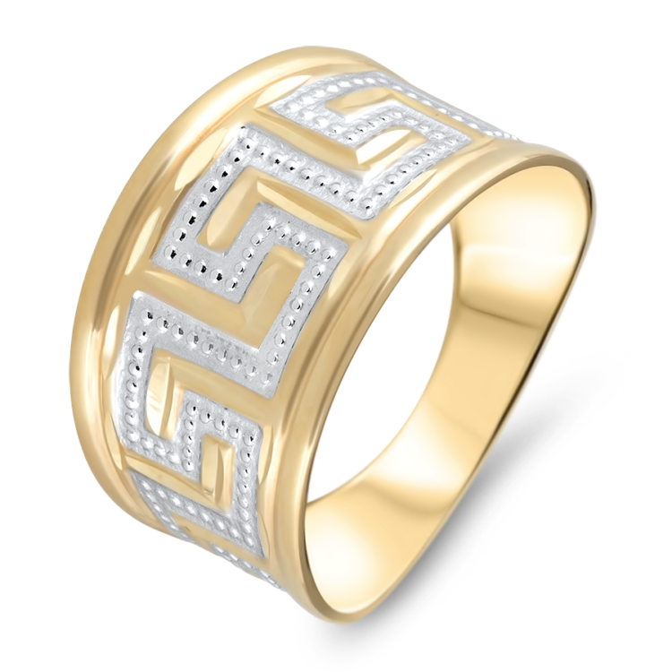 VERSACE 10K GOLD RING | Without stones 